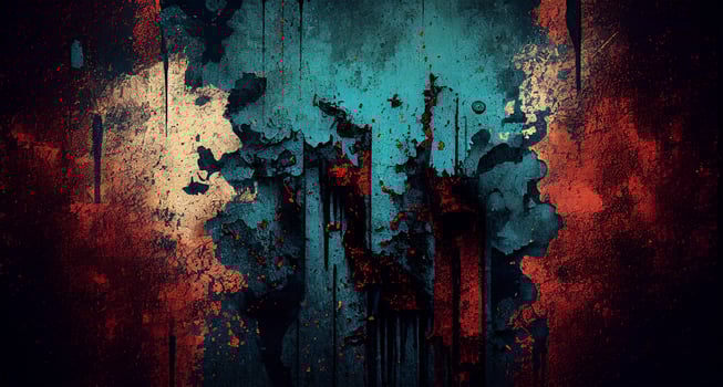 Abstract grunge backdrop with stained old paint , photo