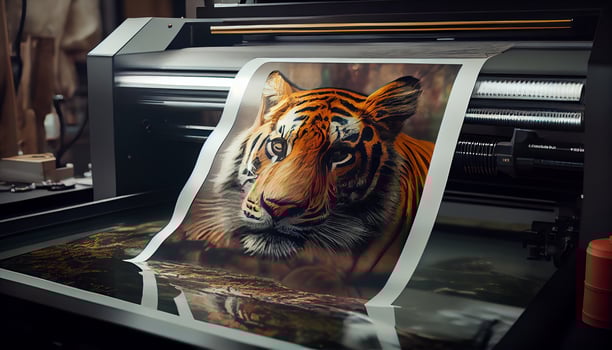Undomesticated feline eye reflects dangerous machinery indoors , photo