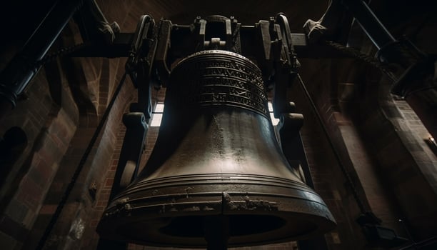 Ancient metal workshop builds obsolete machinery designs generated by AI photo
