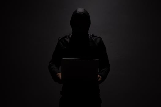 Network security and privacy crime. photo