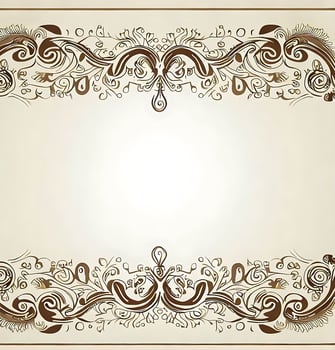 Decorative border  background photo