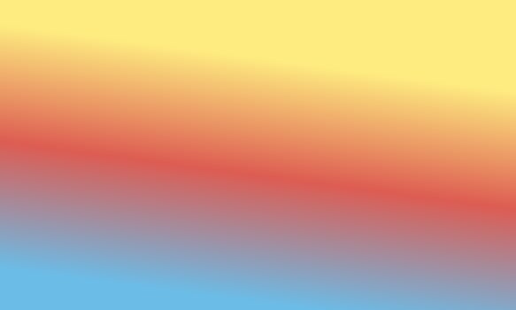 Design simple pastel yellow,blue and red gradient color illustration background photo