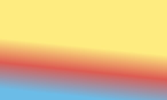 Design simple pastel yellow,blue and red gradient color illustration background photo