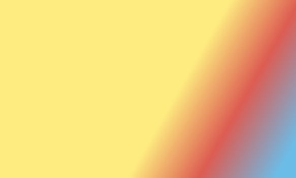 Design simple pastel yellow,blue and red gradient color illustration background photo