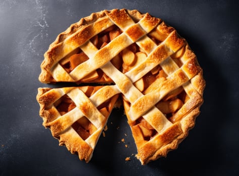 Strawberry tart. Illustration photo