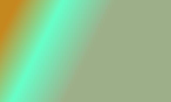 Design simple sage green,cyan and orange gradient color illustration background photo