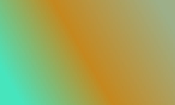 Design simple sage green,cyan and orange gradient color illustration background photo