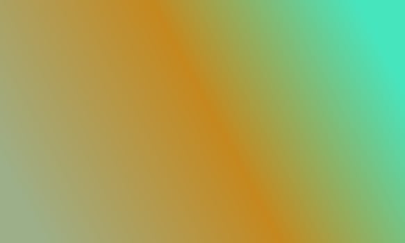 Design simple sage green,cyan and orange gradient color illustration background photo