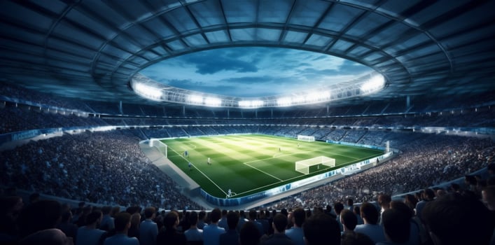 game soccer world sport green football goal stadium arena light. . photo