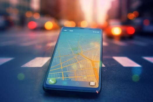 map navigation travel location position mobile point gps phone direction. . photo
