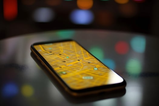navigation gps direction location point map travel phone position mobile. . photo