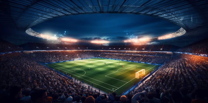 arena goal sport soccer game world green light stadium football. . photo
