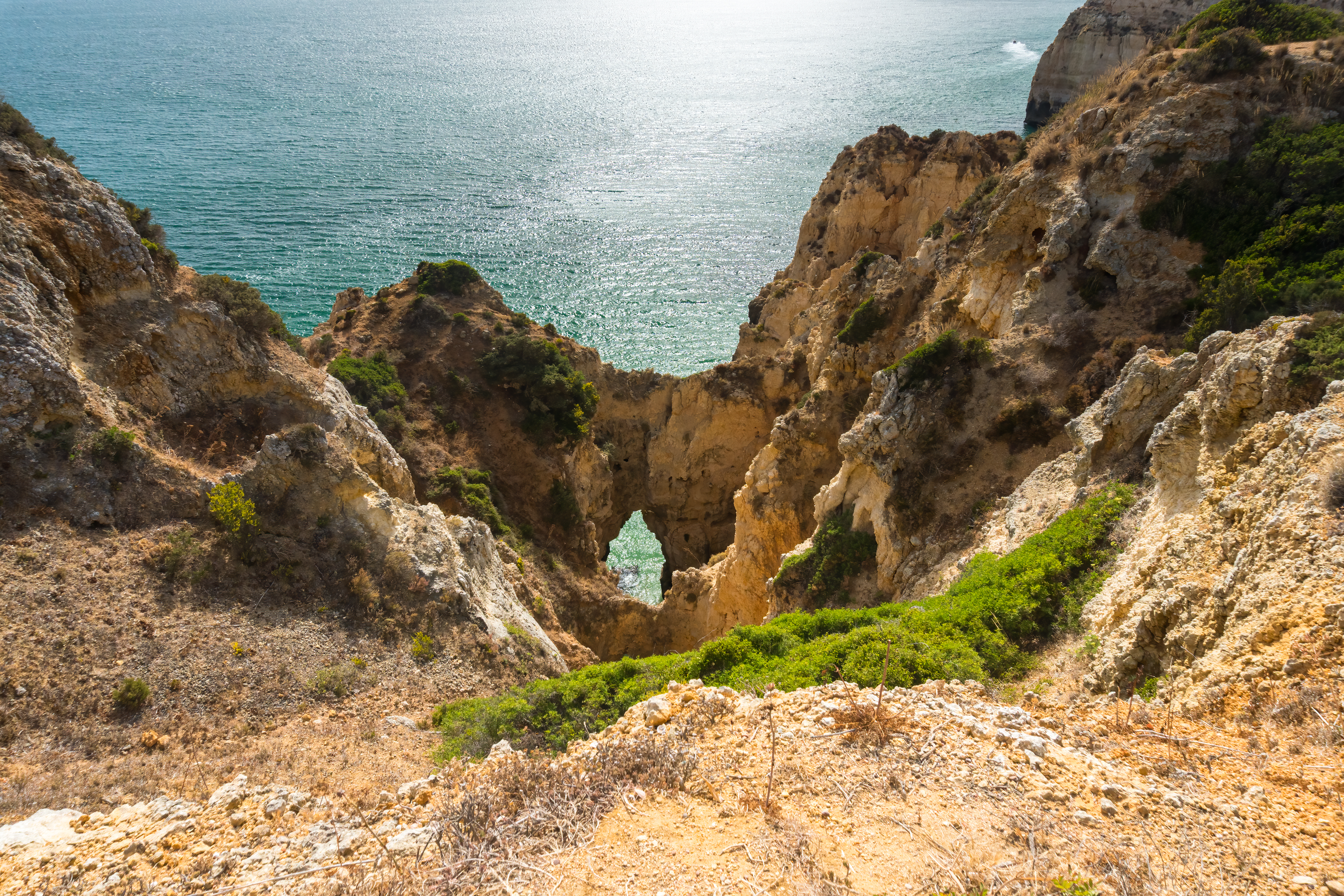 Algarve coast in Portugal photo