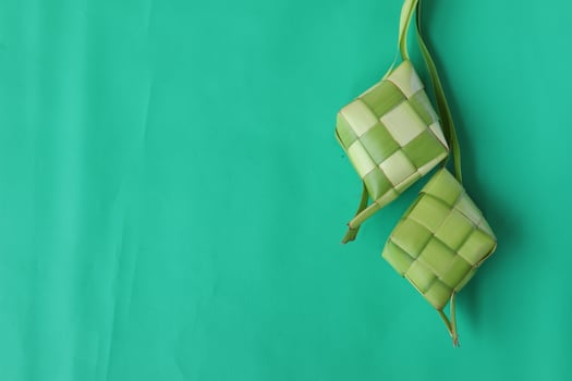 Ketupat or rice dumpling photo