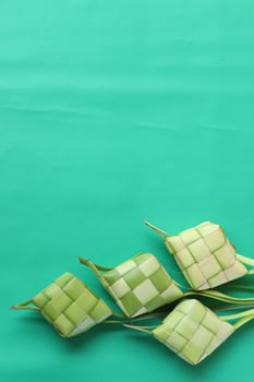 Ketupat or rice dumpling photo