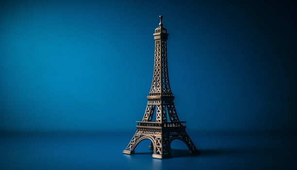 Majestic steel skyscraper symbolizes city triumph and elegance generated by AI photo
