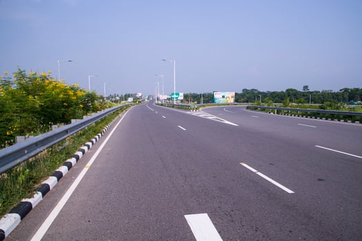 Divide Expressway road  in Bhanga Interexchange of Bangladesh photo