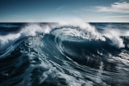 surfing sea crash nature liquid water wave cool blue ocean. . photo