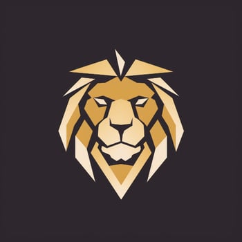 Lion head logo photo