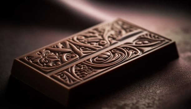 Indulgent chocolate gift, a sweet decoration for Christian spirituality generated by AI photo