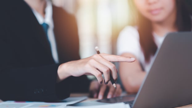 business meeting concept ,Professional team discussing new business projects ,business strategy planning ,Meeting and brainstorming to present a summary of investment information ,Organization photo