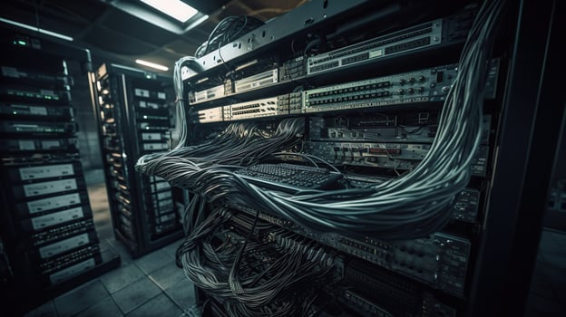 Data center, Platform for hosting server. photo