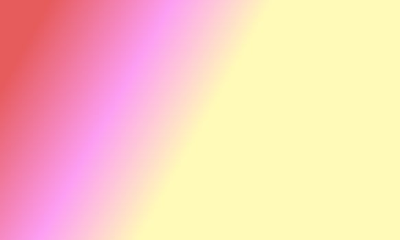 Design simple pastel yellow,red and pink gradient color illustration background photo