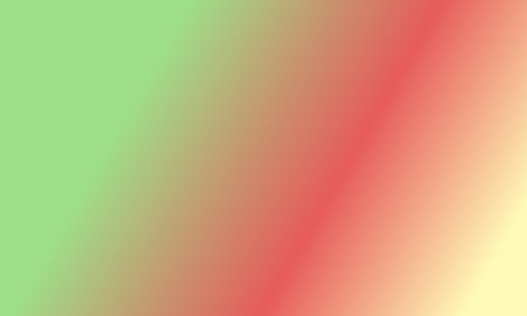 Design simple pastel yellow,red and green gradient color illustration background photo
