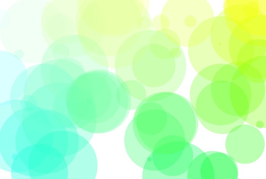 Rainbow dotted pattern colorful soap bubbles background watercolor artwork photo