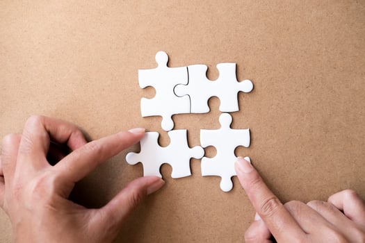 Business strategy partnership and teamwork concept. photo