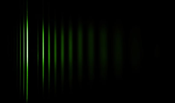 Abstract minimal background with green gradient photo