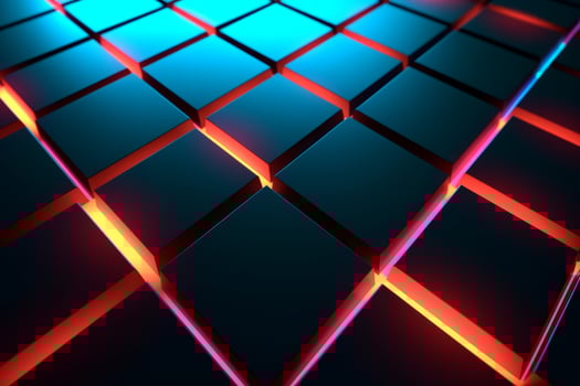 Sleek Modern Geometric Glowing Shapes Outline Background photo