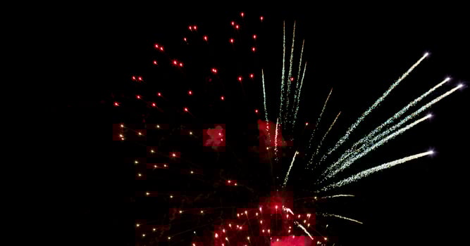 abstract  fireworks background photo