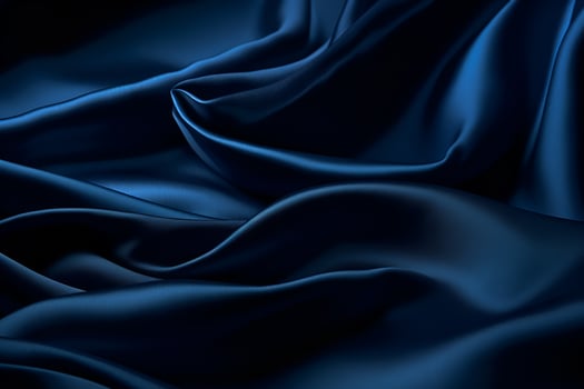 Smooth elegant dark blue silk or satin luxury cloth texture can use as abstract background. Luxurious background design. photo