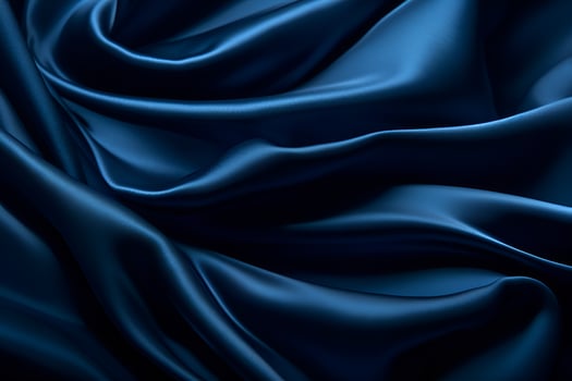 Smooth elegant dark blue silk or satin luxury cloth texture can use as abstract background. Luxurious background design. photo