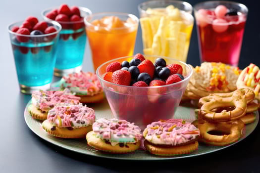 birthday party snack Food Photography photo
