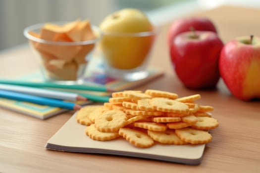 calorie snacks in the kitchen table Food Photography photo