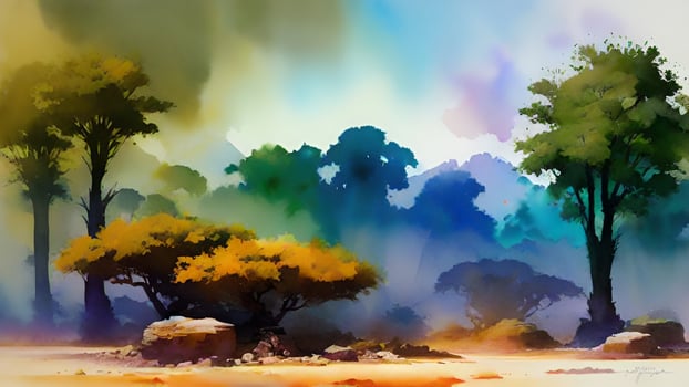 4K beautiful abstract colorful character photo