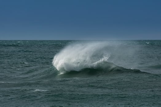Waves in the ocean, Patagonia photo
