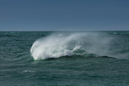 Waves in the ocean, Patagonia photo