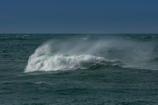 Waves in the ocean, Patagonia photo