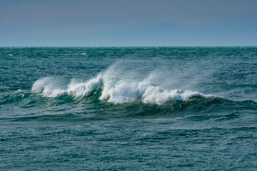 Waves in the ocean, Patagonia photo