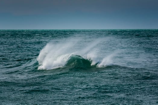 Waves in the ocean, Patagonia photo