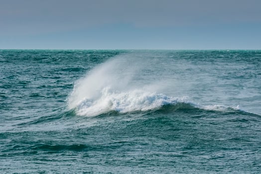 Waves in the ocean, Patagonia photo