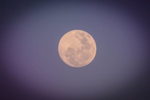 Full moon, Patagonia, Argentina photo