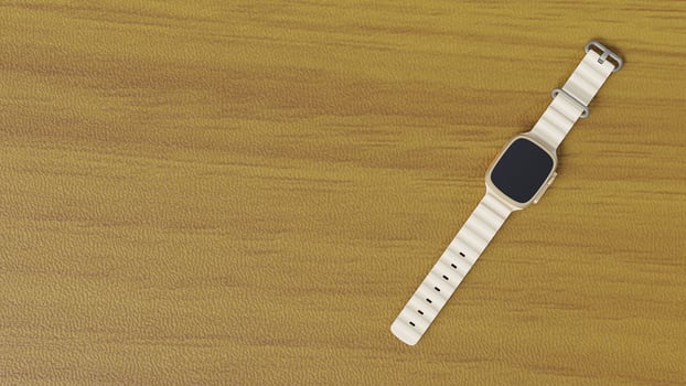 3D render smart watch mock up isolate photo
