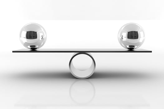 Balance Concept 3d illustration. photo