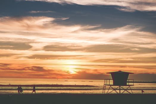 Scenic Beach Sunset photo