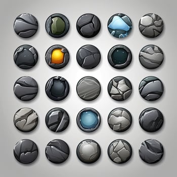 panel rock stone button photo
