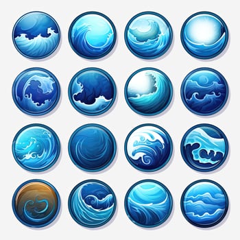 motion games blue water wave photo